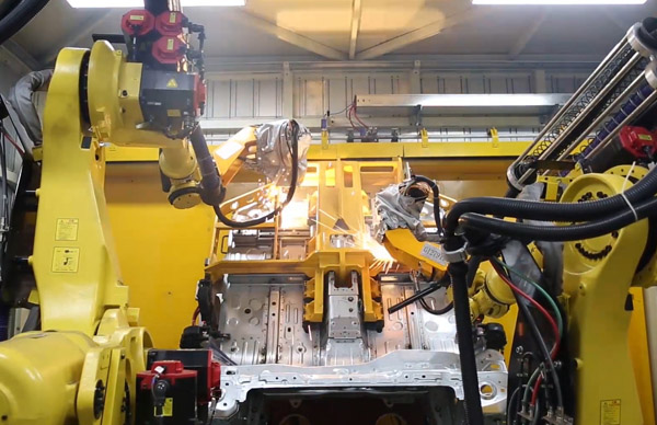 神龍汽車(chē)地板激光焊接